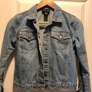 SALE Style & Co.  Denim Jacket Petite Crop Cut/Hip